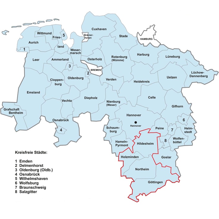 Gerichtsbezirk SG Hildesheim